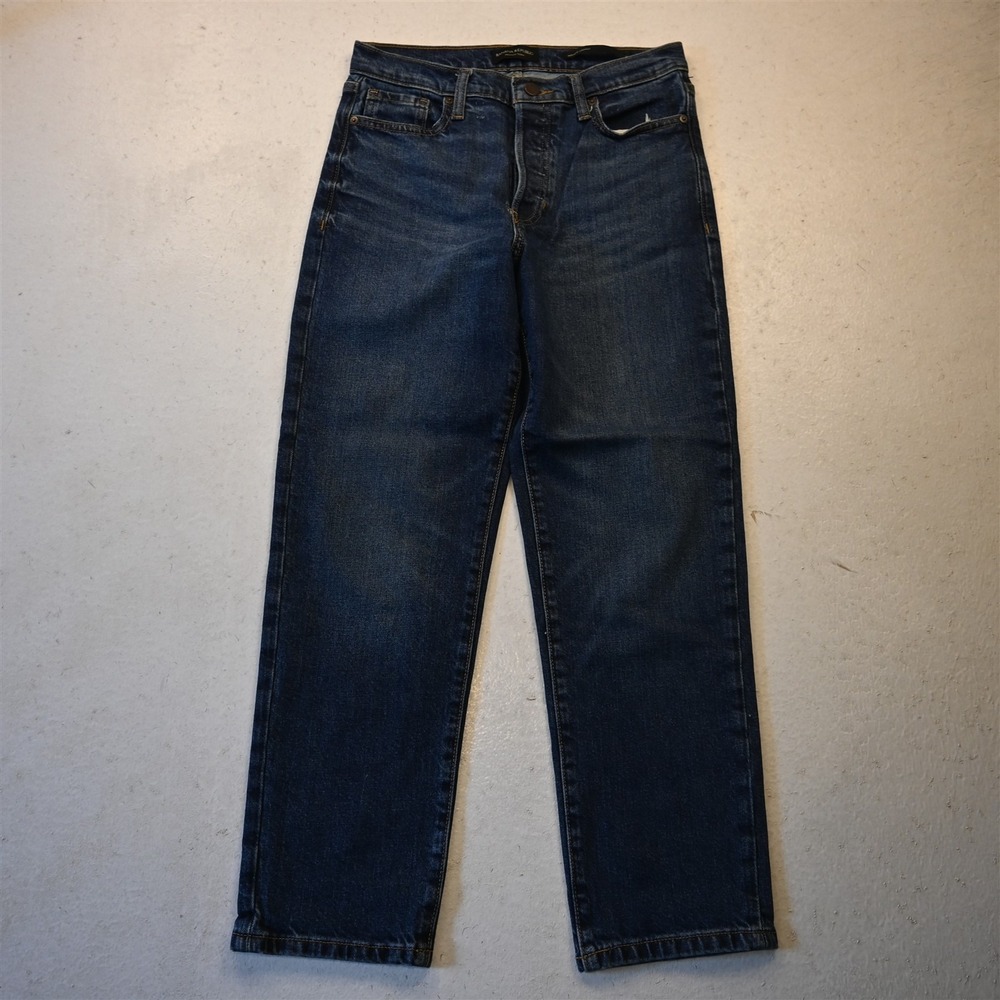 Banana Republic 27 High Rise Straight Medium Stretch Denim Womens Jeans